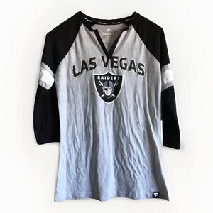 Las Vegas Raiders Fanatics Shirt Womens Small Black Football Team Apparel